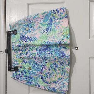 Lilly Pulitzer Kaden Skort Shell of a Party Lilly Size XSmall